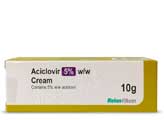 Aciclovir cream pack