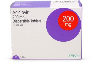 Aciclovir 200mg tablets
