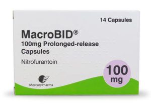 Macrobid nitrofurantoin medicine pack photo