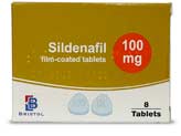 100mg pack of Sildenafil